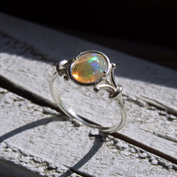 オパール リング ＊ Precious Opal Ring ll 5枚目の画像