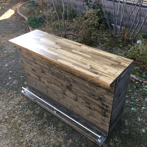 バーカウンター フットレスト付【現状渡し】カグマニア