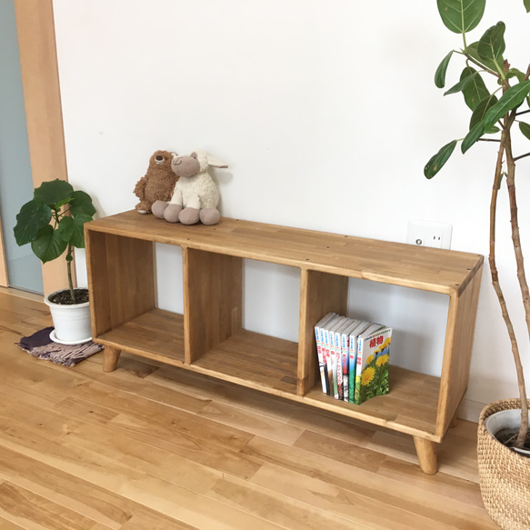 brunch家具　天然木製　無垢材　テレビボード　150センチ　角が丸い brunch家具 天然木製 無垢材 テレビボード 150センチ 角が丸い