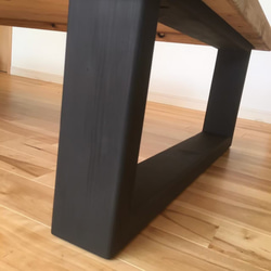 【みんなが安心して使える＊全ての角を丸めた座卓テーブル】国産杉の無垢材　カフェ・北欧風【サイズ・カラーオーダー可】 7枚目の画像