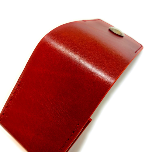ジッポ収納付】ルガトショルダーのタバコケース（レッド） その他