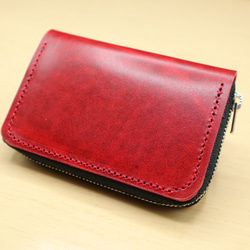 【おにぎり】ラウンドファスナーウォレット　ルガトショルダー＆栃木レザー おにぎり】ラウンドファスナーウォレット ルガトショルダー＆栃木