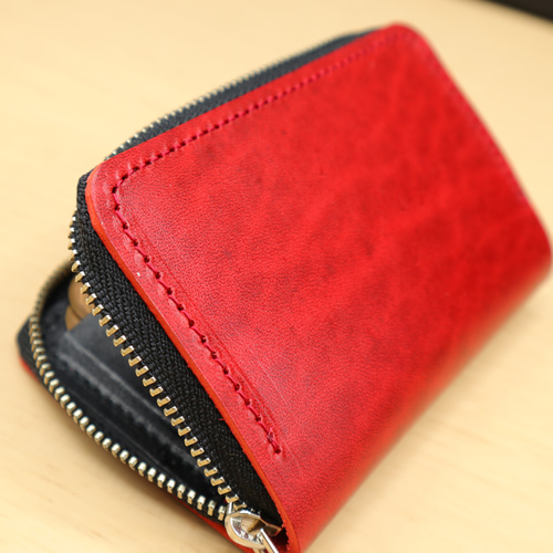 【おにぎり】ラウンドファスナーウォレット　ルガトショルダー＆栃木レザー おにぎり】ラウンドファスナーウォレット ルガトショルダー＆栃木