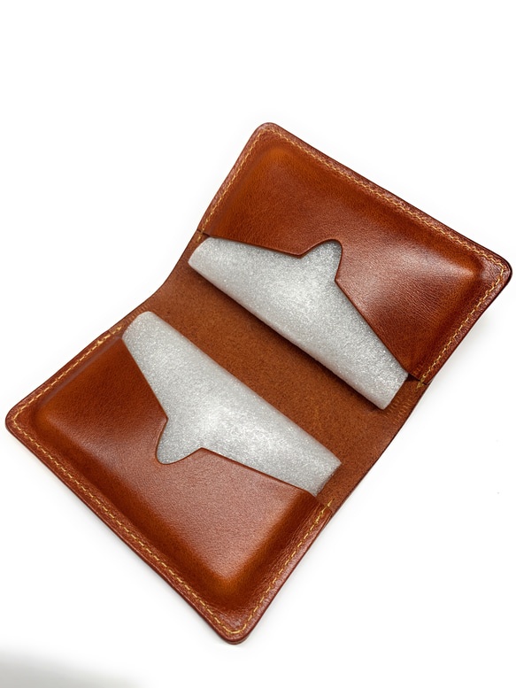 イタリアンレザーの名刺入れ 2枚目の画像