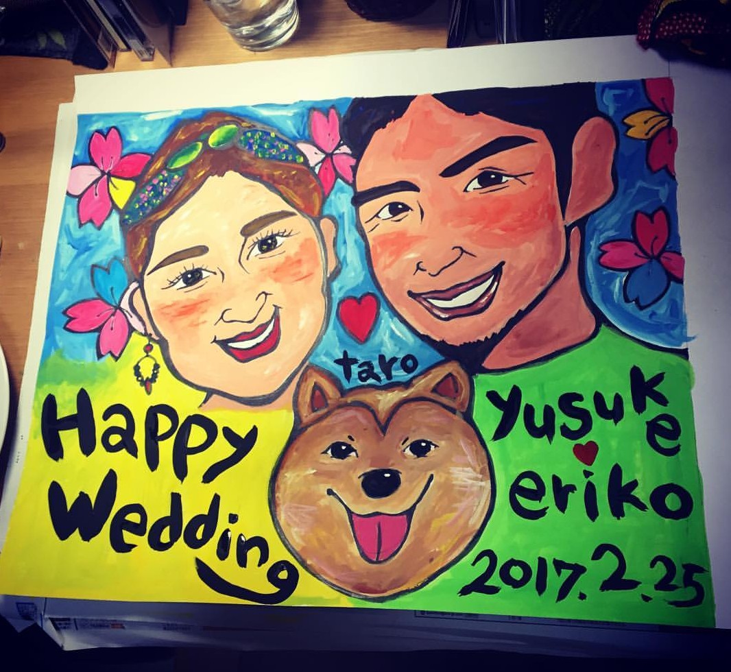 似顔絵ポストカード 4,200円