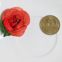 薔薇のブローチ 3枚目の画像