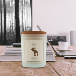 北歐-瑞典設計 60克麋鹿香氛大豆蠟燭 - 森林清新(小) 第2張的照片
