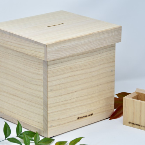 津南桐 桐たんす屋の米びつ~5kg~ ☆一合升付き☆ 保存容器