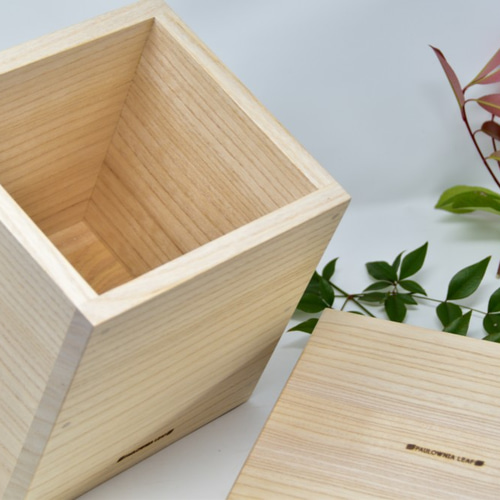 津南桐 桐たんす屋の米びつ~5kg~ ☆一合升付き☆ 保存容器