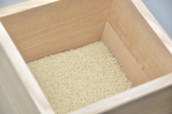 津南桐 桐たんす屋の米びつ~10ｋｇ~ ☆一合升付き☆ 津南桐 7cm