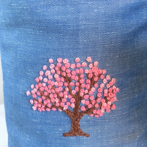 カフェバッグ 桜の木 3枚目の画像