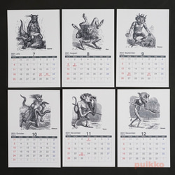 2021年日曆[假日最終版]“地獄大辭典”的魔鬼插圖 第3張的照片
