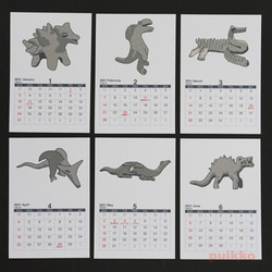 2021 年日曆 [假日最終版] Acambaro 恐龍泥人 第2張的照片