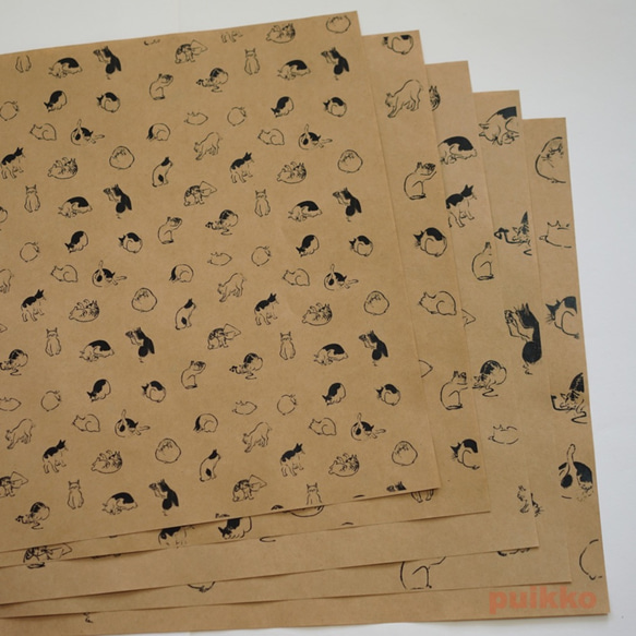 紙書封面 Hiroshige “Ukiyo Gafu”貓 A3 尺寸 第1張的照片