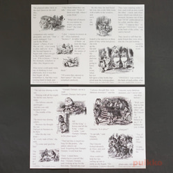 紙製ブックカバー　「鏡の国のアリス」2 7枚目の画像