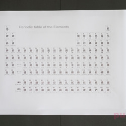 紙製ブックカバー　元素周期表 8枚目の画像