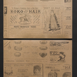 紙製ブックカバー　ビクトリア朝イギリスの広告 3枚目の画像