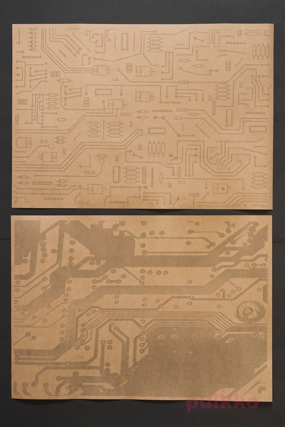 紙製ブックカバー　プリント基板 3枚目の画像
