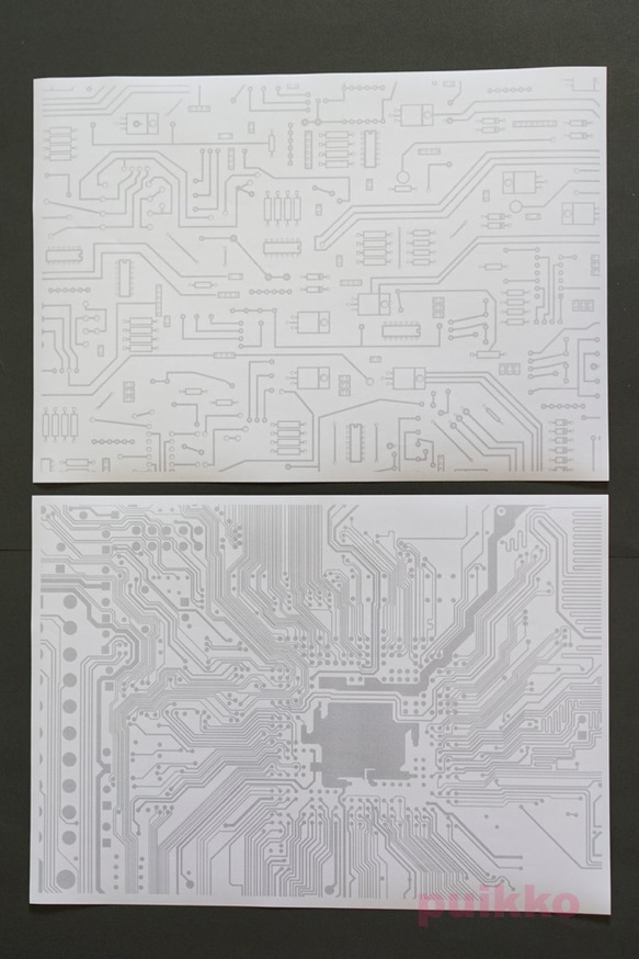 紙製ブックカバー　プリント基板 7枚目の画像