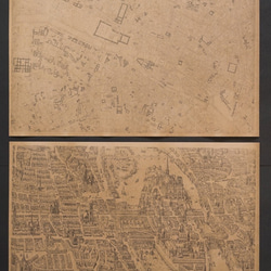 紙製ブックカバー　パリ古地図 4枚目の画像