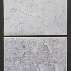 紙製ブックカバー　パリ古地図 7枚目の画像