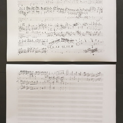 紙製ブックカバー　楽譜　モーツァルト「自動オルガンのための幻想曲」 8枚目の画像