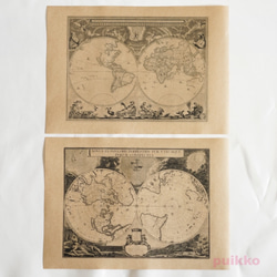 紙製ブックカバー　古地図 3枚目の画像