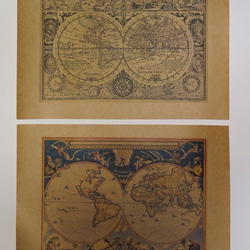 紙製ブックカバー　古地図（カラー） 6枚目の画像