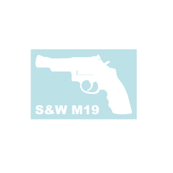 銃ステッカー　S&W M19 2枚目の画像