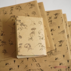 紙製ブックカバー　歌川国芳「金魚づくし」 1枚目の画像