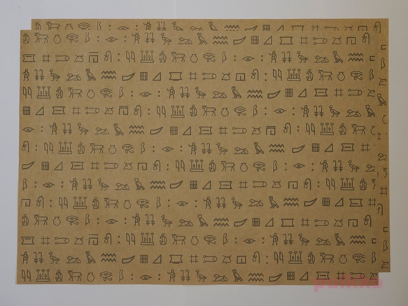 紙書封面象形文字 A3 尺寸（6 件套） 第2張的照片