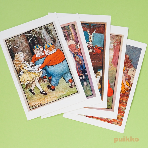 ポストカード（5枚セット） 「鏡の国のアリス」マリア・ルイーズ