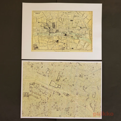 紙質書封面巴黎古代地圖（彩色） 第7張的照片