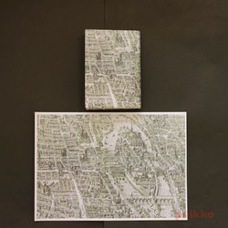 紙質書封面巴黎古代地圖（彩色） 第8張的照片