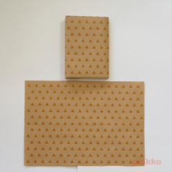 紙製ブックカバー　和柄パターン4（カラー） 2枚目の画像
