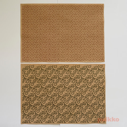 紙製ブックカバー　和柄パターン4（カラー） 4枚目の画像