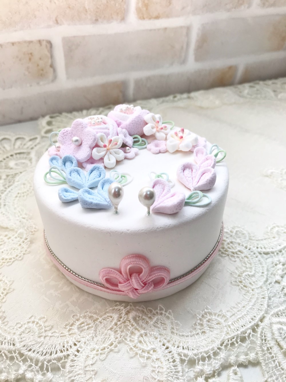 【オーダー品】ウエディング　リングピロー　素敵に演出！