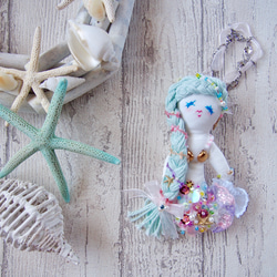 和装ドール❤️ハンドメイド♡ドールチャーム 送料無料☆マーメイドドールチャーム～Arabian Marmaid～ その他人形