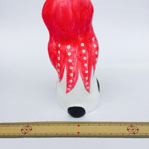 新品 相良人形 猫に蛸 白猫　レアなオッドアイ 猫に蛸-白のたれ目- 相良人形 猫の置物 その他置物 nennneko
