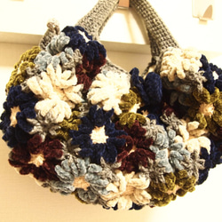 Flower basket (blue)【order products】 第1張的照片