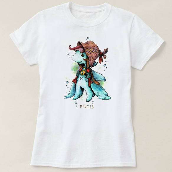 雙魚座Pisces T-shirt 第1張的照片