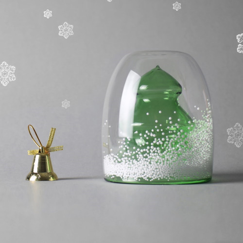 クリーマ限定価格⭐︎スノードームのようなグラスとハートグラスの