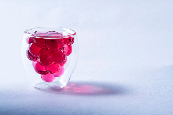 ⭐︎ついに再販⭐︎ 『ぶどう』フルーツシリーズ「新しいワイングラス」ホットドリンクOK 3枚目の画像