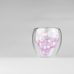 ⭐︎ついに再販⭐︎ 『ぶどう』フルーツシリーズ「新しいワイングラス」ホットドリンクOK 4枚目の画像