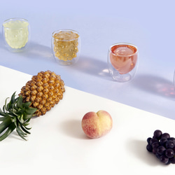 ⭐︎ついに再販⭐︎ 『ぶどう』フルーツシリーズ「新しいワイングラス」ホットドリンクOK 5枚目の画像