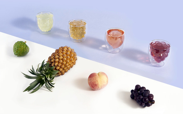 ⭐︎ついに再販⭐︎ 『ぶどう』フルーツシリーズ「新しいワイングラス」ホットドリンクOK 5枚目の画像