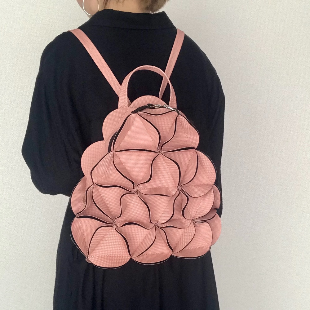 ショルダーバック ハンドバッグ　花　新品 EＬＥＭＯＯＤ　エレムード　2WAY