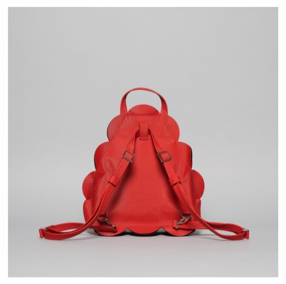 2Way幾何学的なお花のリュック・ショルダーバッグ-PINK 　ティッシュケース ■ABOUT TO