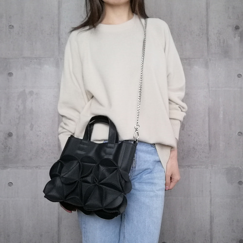 幾何学的なお花のミニショルダーバッグ/6524RED ショルダー