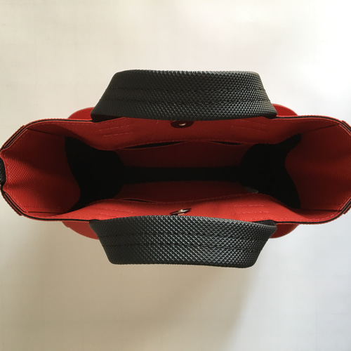 幾何学的なお花のミニショルダーバッグ/6524RED ショルダー